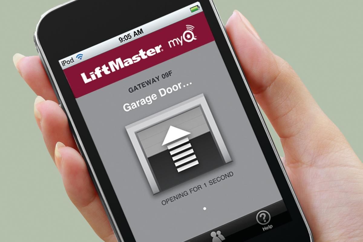 Garage door opener phone app to control garage door operation from anywhere on your cellphone in Sarasota, FL
