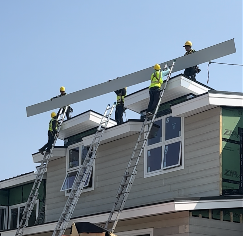 new roof metal sheet