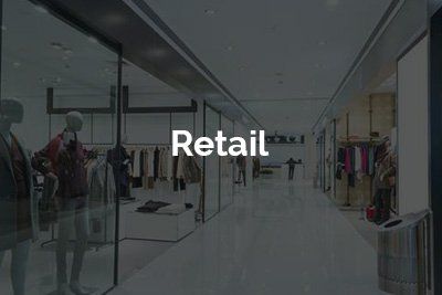 A picture of a store with the word retail on it.