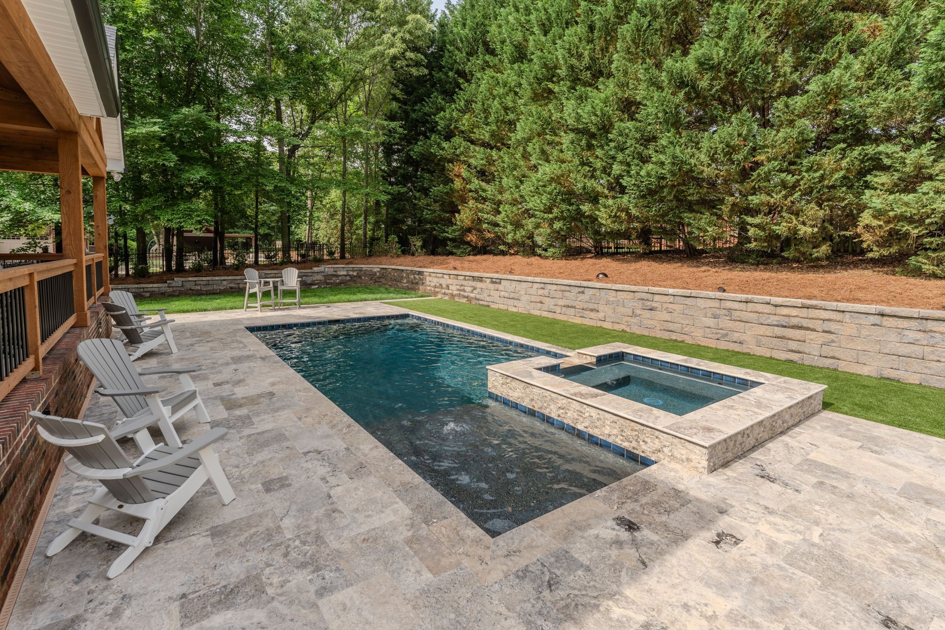 LCI Lawn and Landscaping LLC, Wall