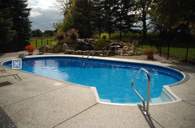 Landscape Design Near Pool — Kalamazoo, MI — Mark’s Pool Services LLC