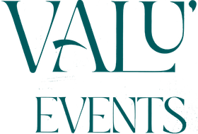 Un logo per gli eventi vaiu è mostrato su uno sfondo bianco.