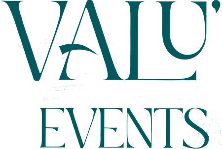 Un logo per gli eventi vaiu è mostrato su uno sfondo bianco.