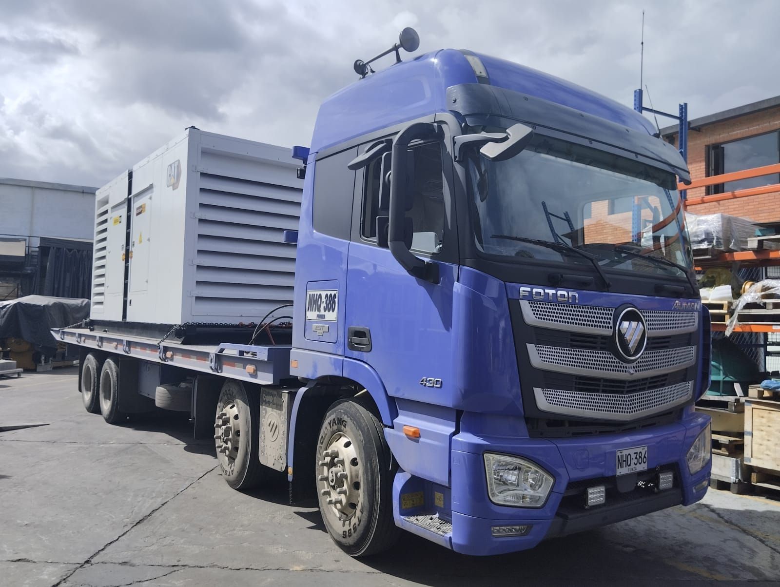 Transporte de Generador eléctrico