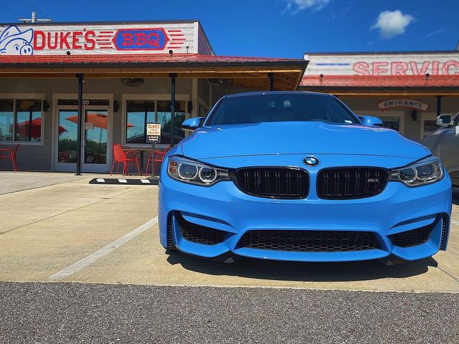 Parked Blue Car — St. Louis, MO — Bimmers ‘R Us