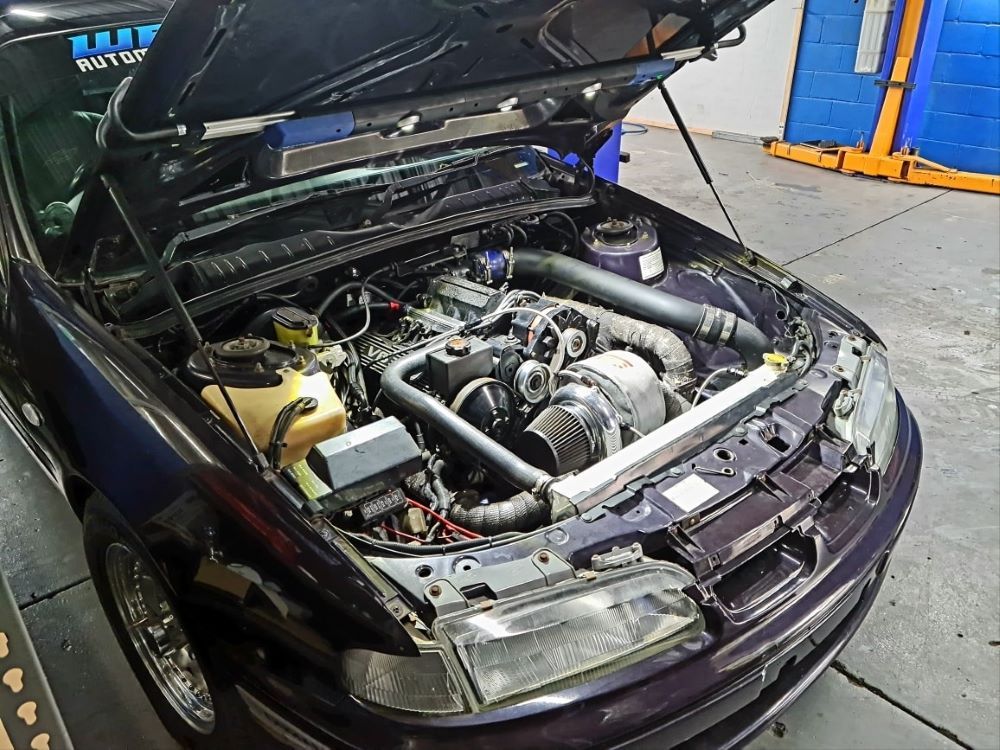 A Dark Purple Car Engine Has Already Been Diagnosed — Wellers Automotive & Performance in Urangan, QLD