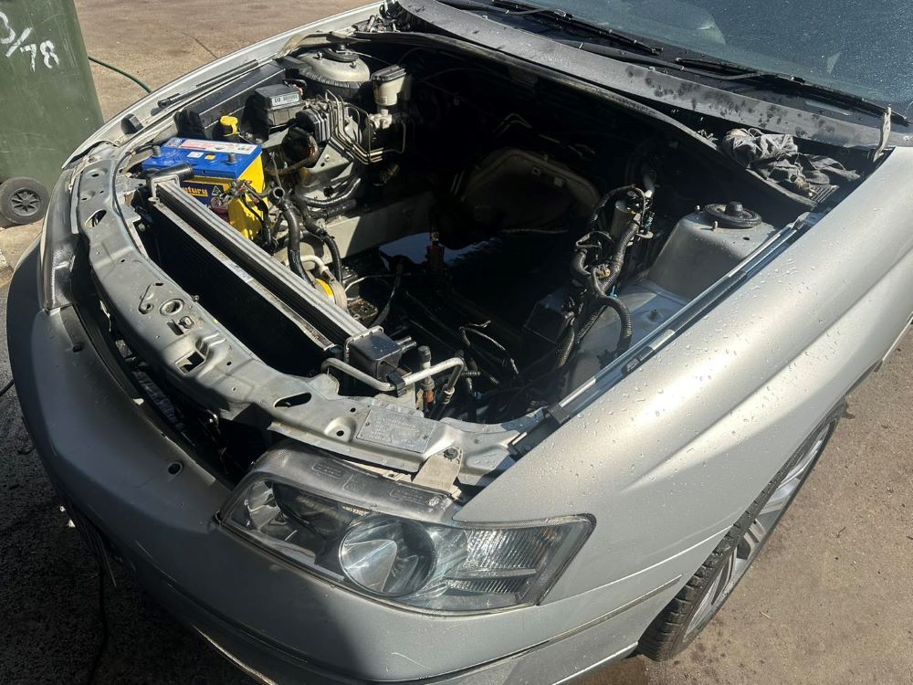 A Silver Car Engine — Wellers Automotive & Performance in Torquay, QLD