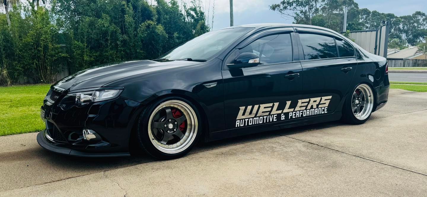 A Black Car is Parked — Wellers Automotive & Performance in Urraween, QLD