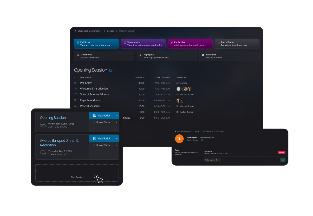Unlimited user access in Script Elephant with custom roles and permissions