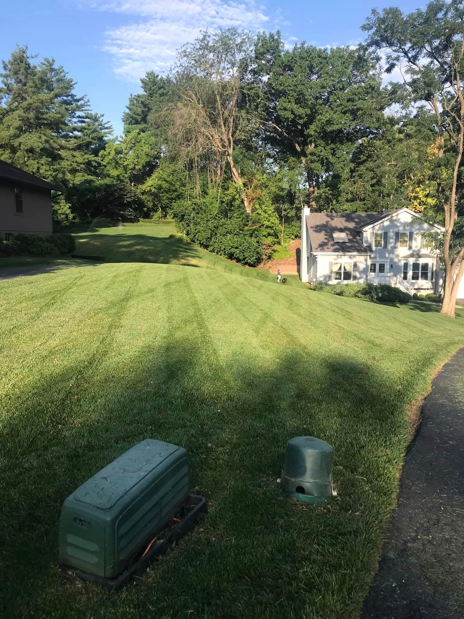 Shadow casted on Lawn - St Peters, MO | Dart Landscaping and Lawncare
