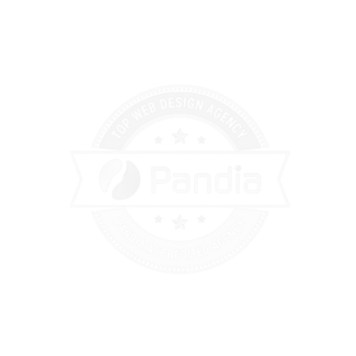 A white background with a panda logo on it.