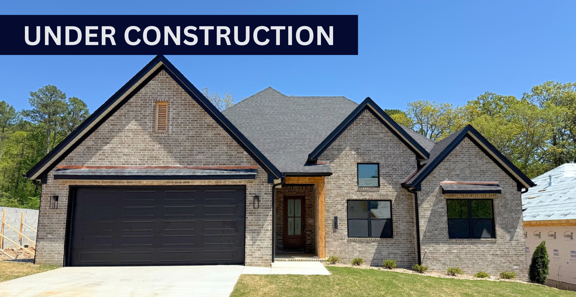 home that is under contract before the finishing pictures are taken
