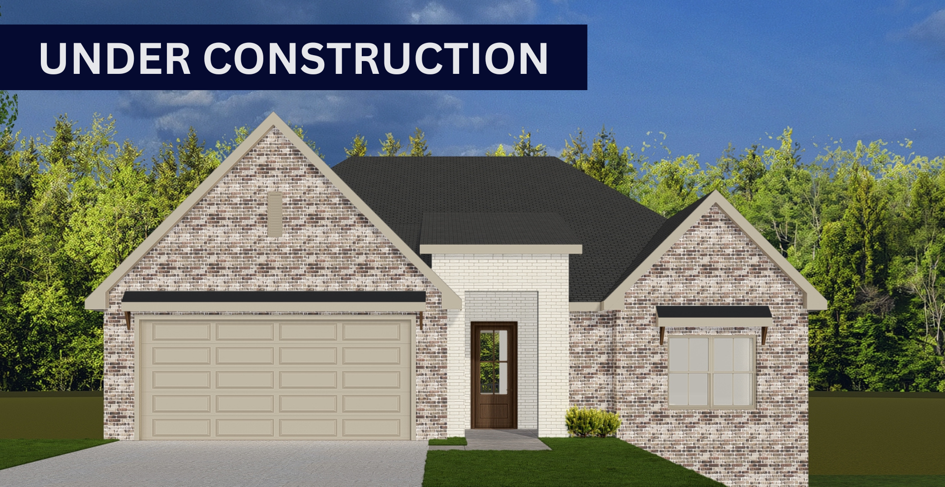 new construction home coming soon with customization available  built by hines homes