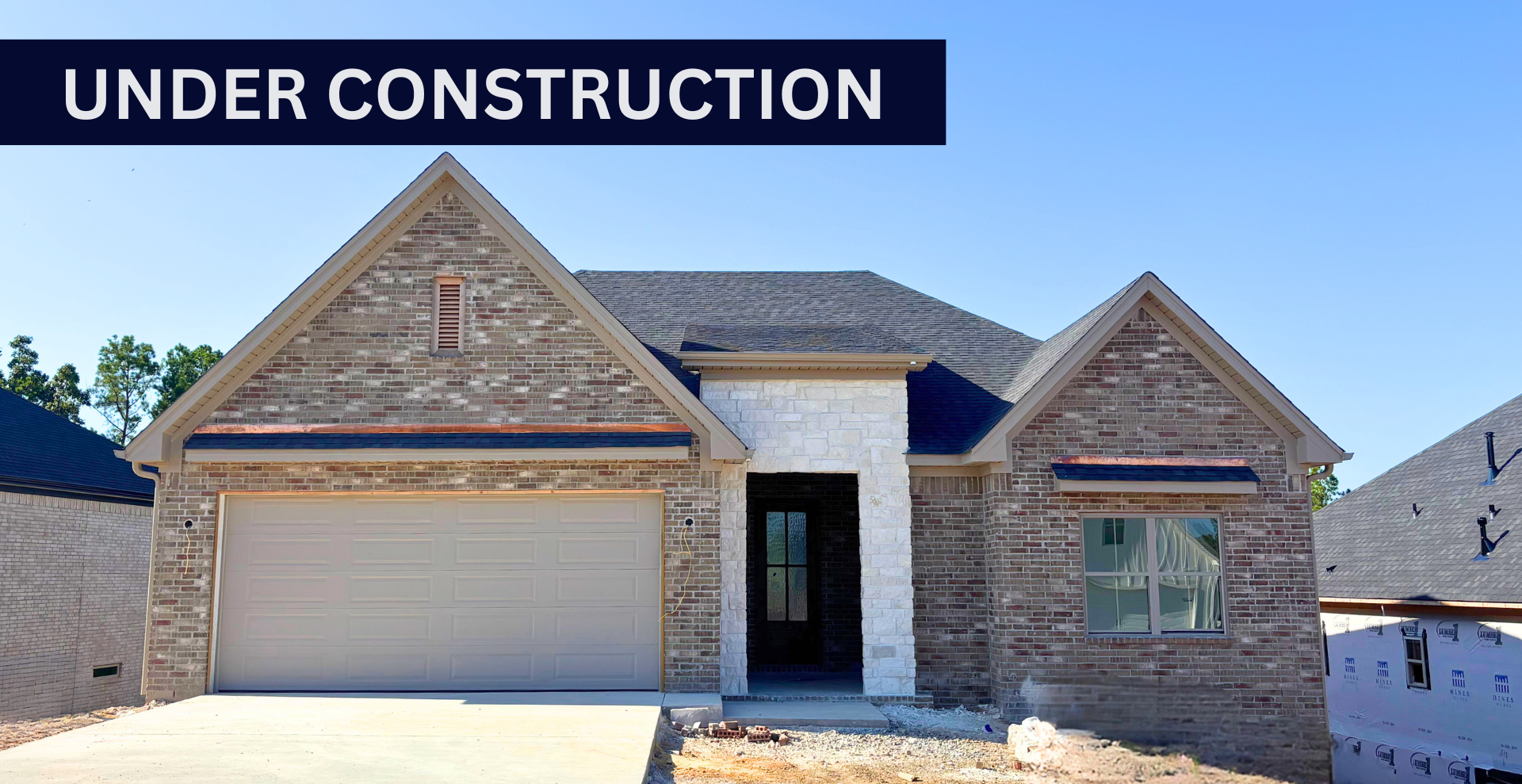 new construction home coming soon with customization available  built by hines homes