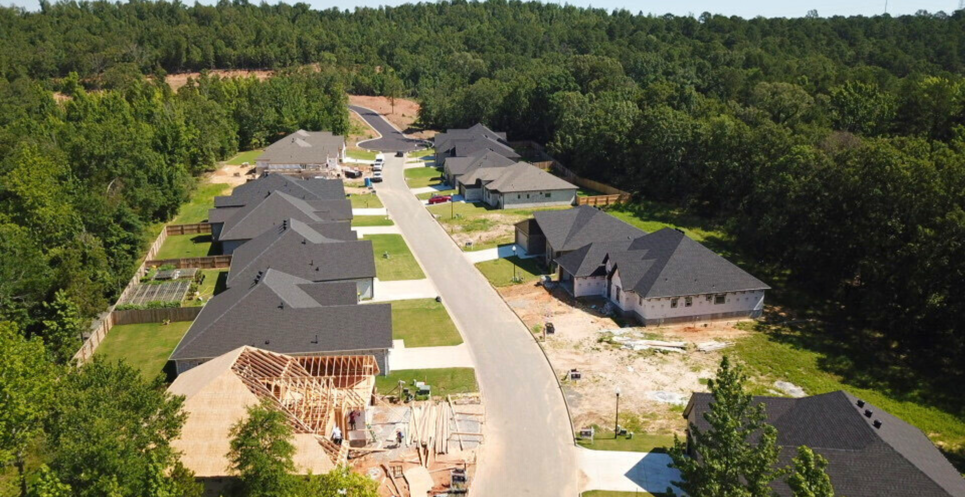 brand new neighborhood for new construction homes in Maumelle Arkansas. 
