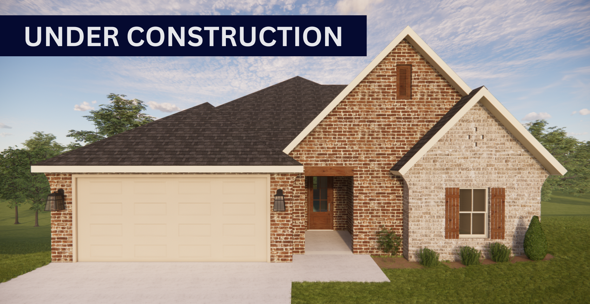 new construction home coming soon with customization available  built by hines homes