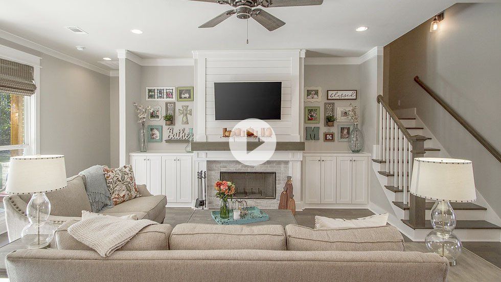 view of a cozy home interior view of a homebuilt by hines homes