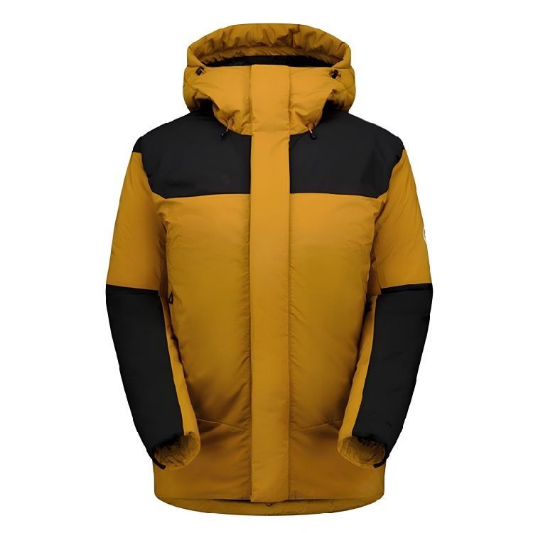 防風防水フード付きダウンジャケット