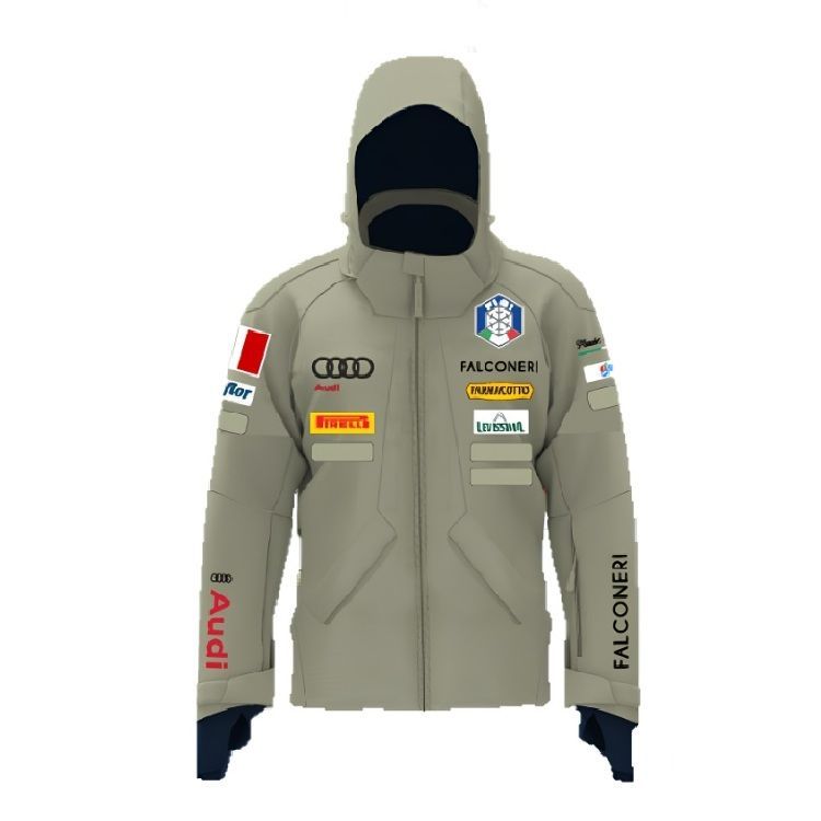 メカニカルストレッチCordura耐摩耗生地、中綿入りスキージャケット