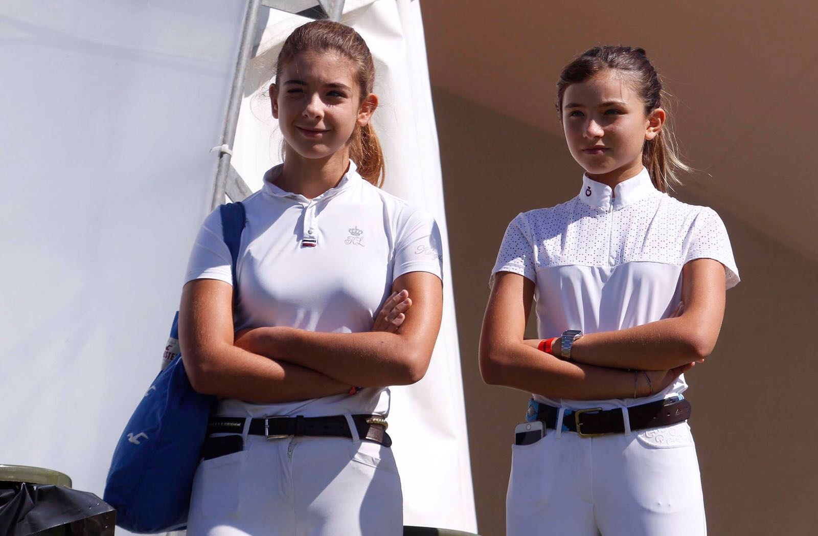 bambine ad equitazione