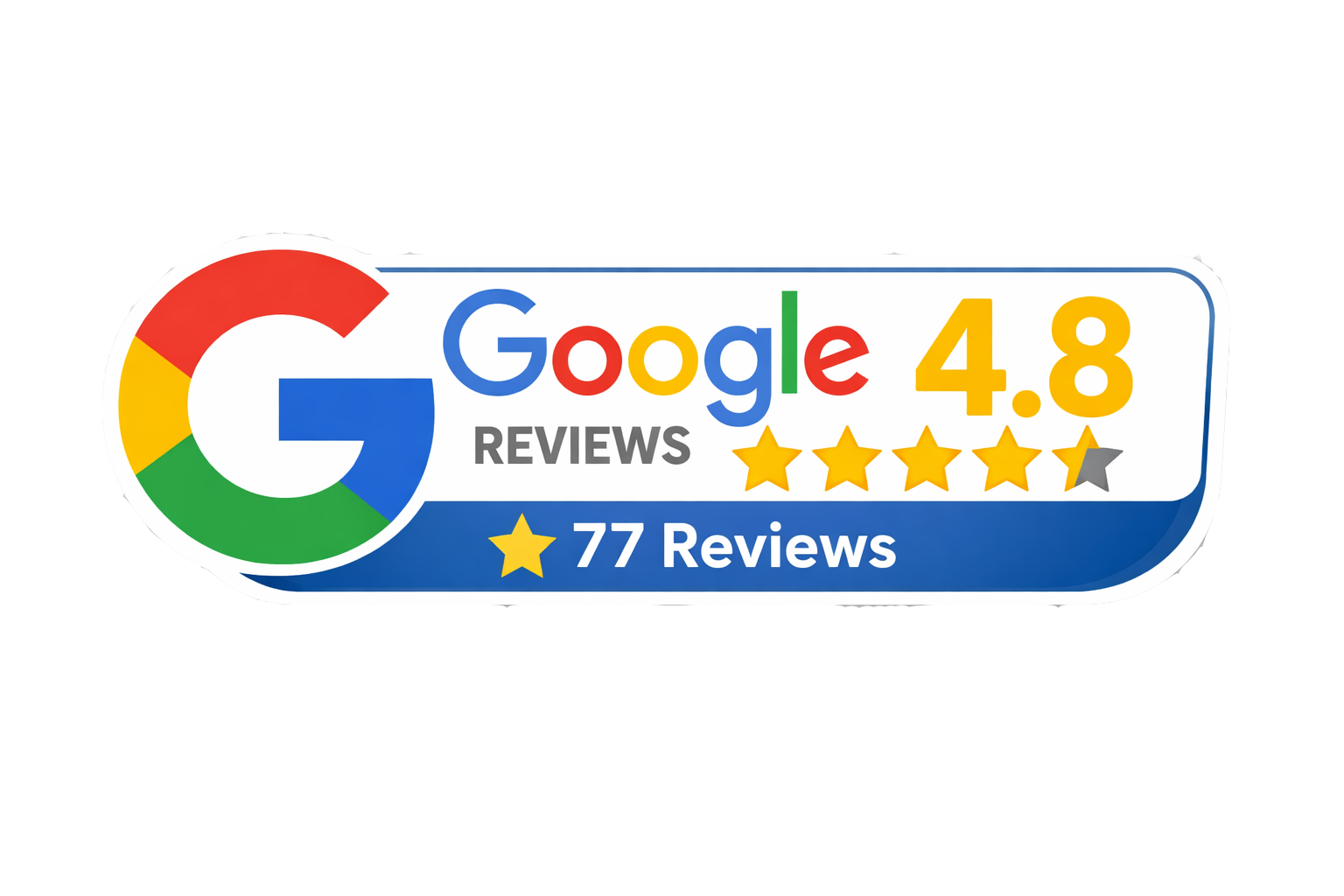 A blue button featuring the Google logo and the text: 