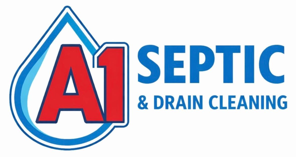 a logo for septic and pumping services with a drop of water in the middle .