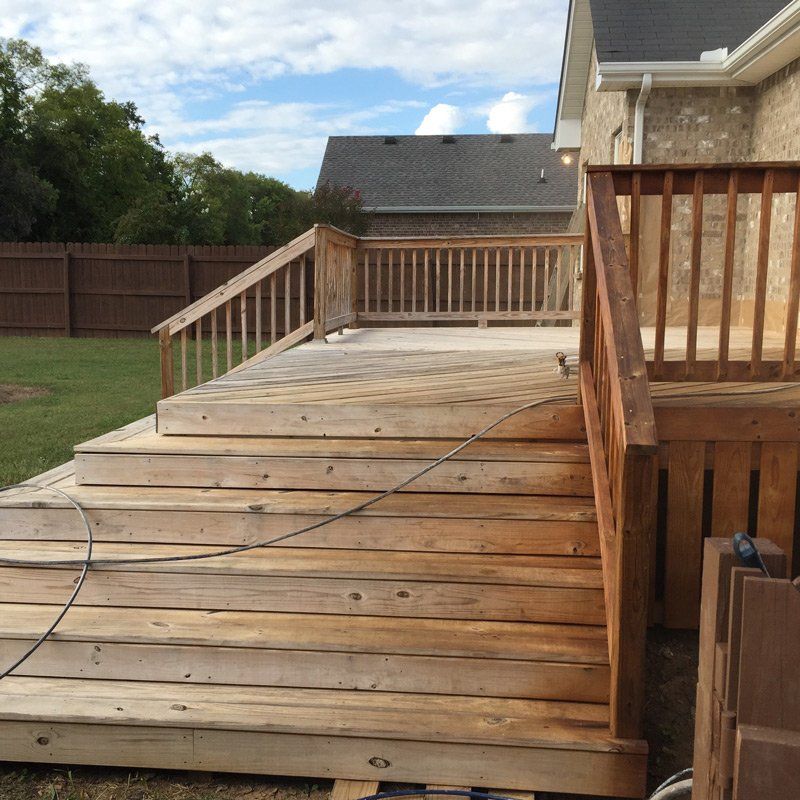 The Faulkner Group - Before and After Wood Deck