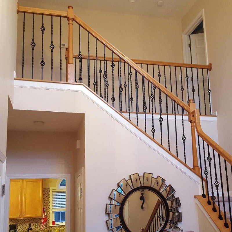 Wrought Iron Stairwell - After