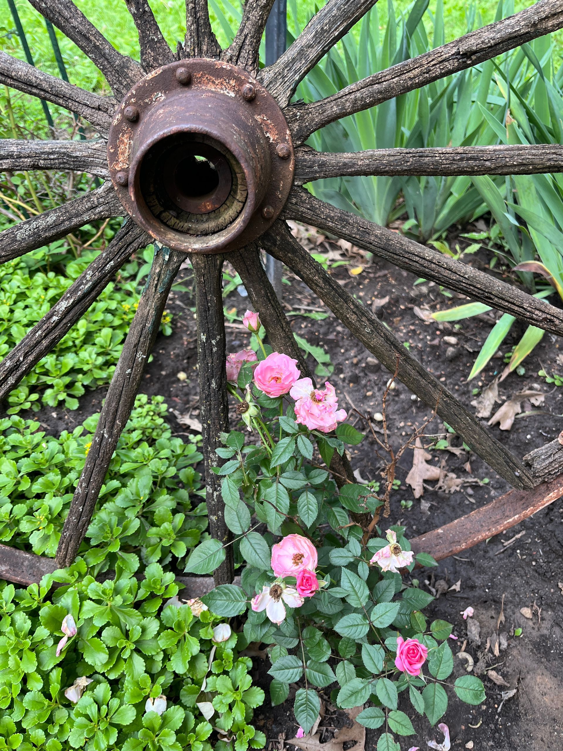 A blue lightning bolt is coming out of a hole in the ground.