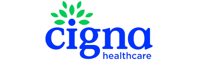 Cigna healthcare logo with a blue