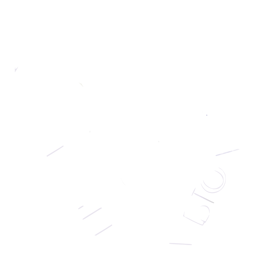 Isometric view of stacked cubes, blue, gray and black.