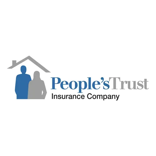 People's Trust Insurance Company logo with silhouettes of people under a roof.