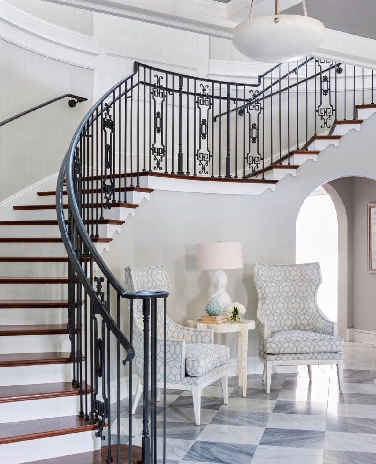 sorrority house staircase