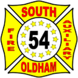The logo for the south oldham fire department