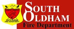 The logo for the south oldham fire department