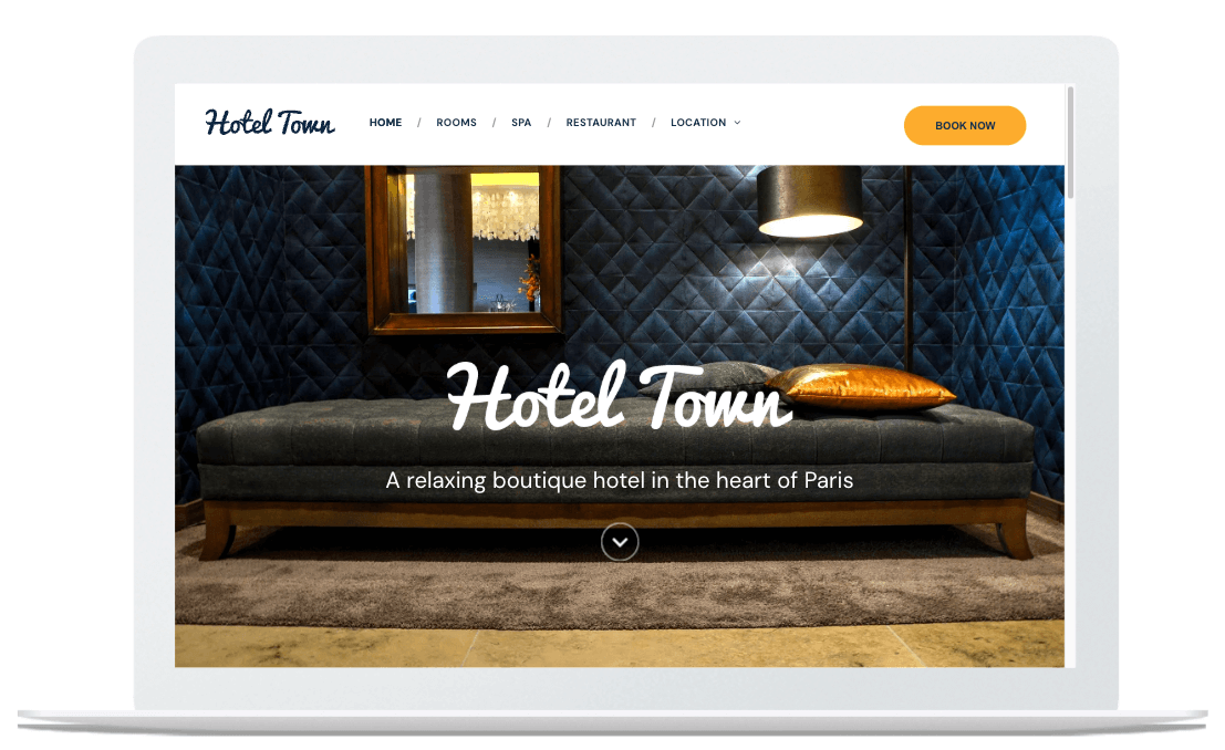 Free website template: City / Hotel theme