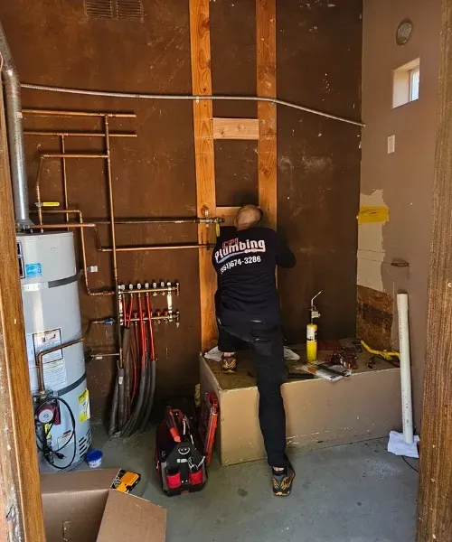 water heater installation