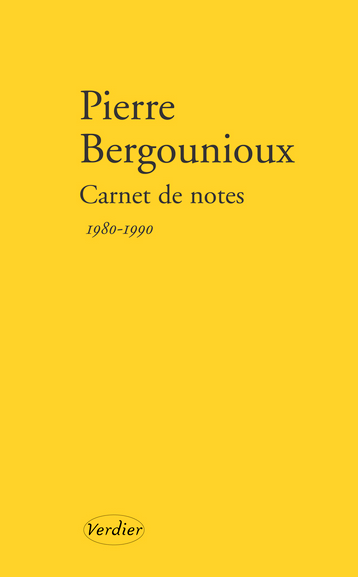 Carnets 1980 - 1990