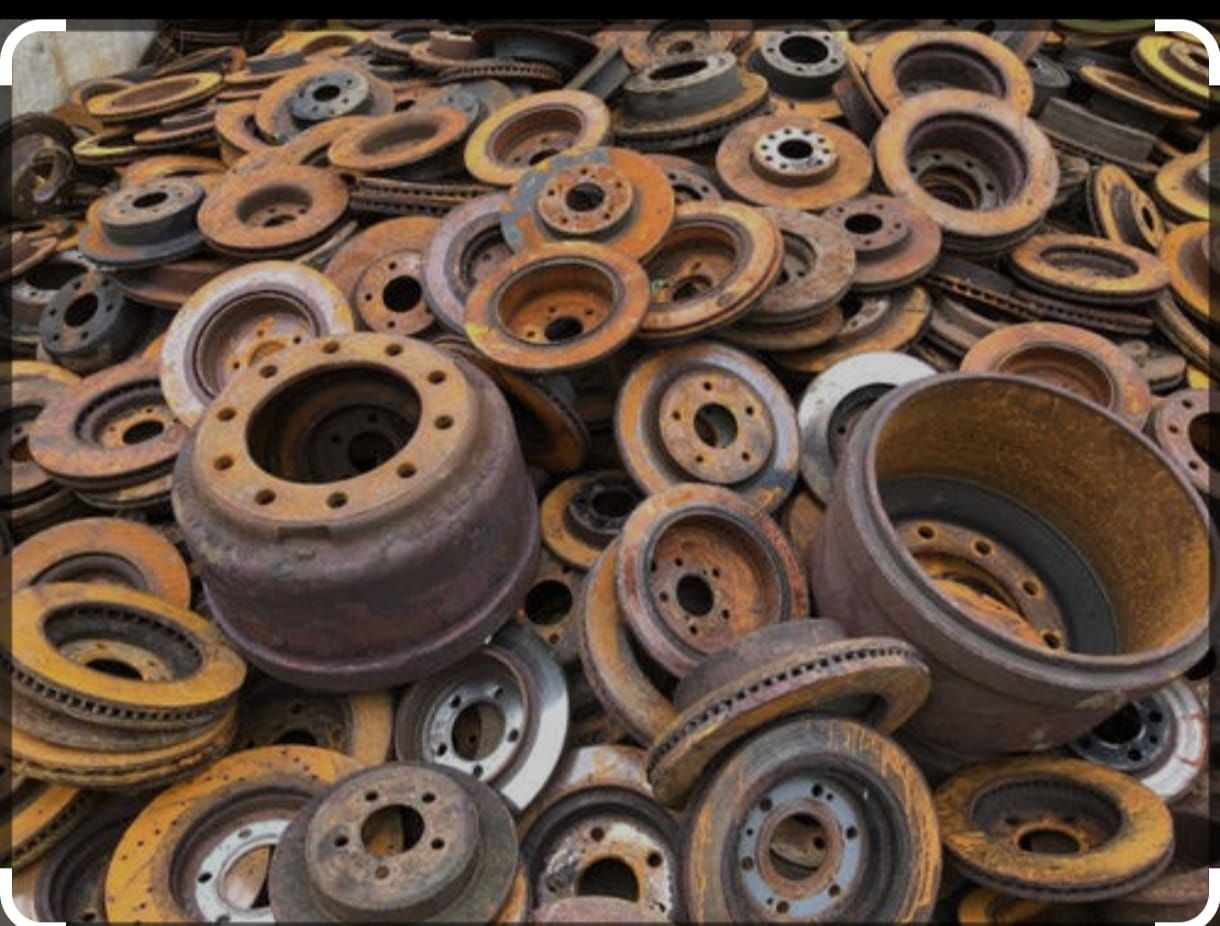 Smaltimento di rottami ferrosi