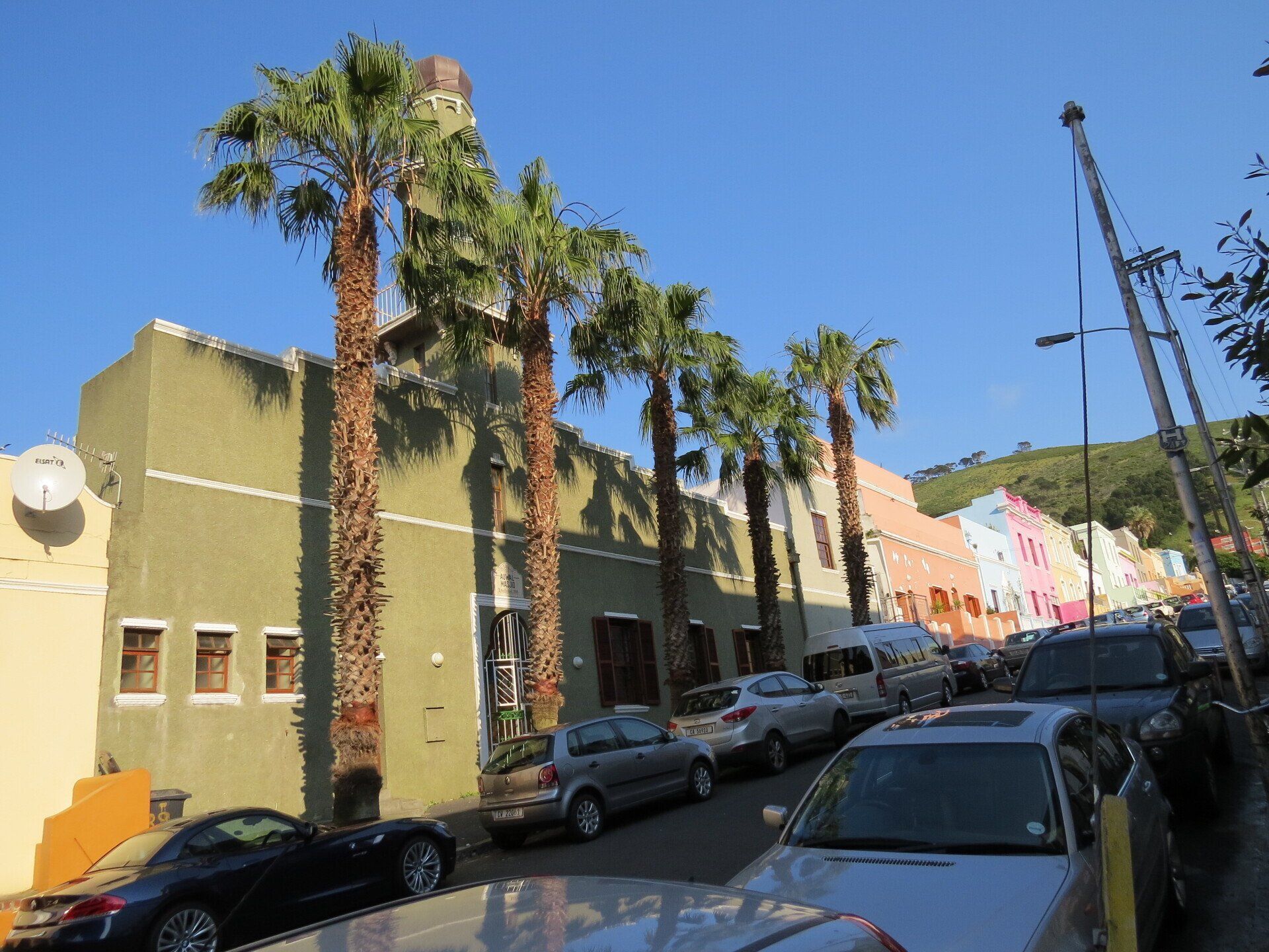 foto straat in BooKaap (Kaapstad Z.A.)