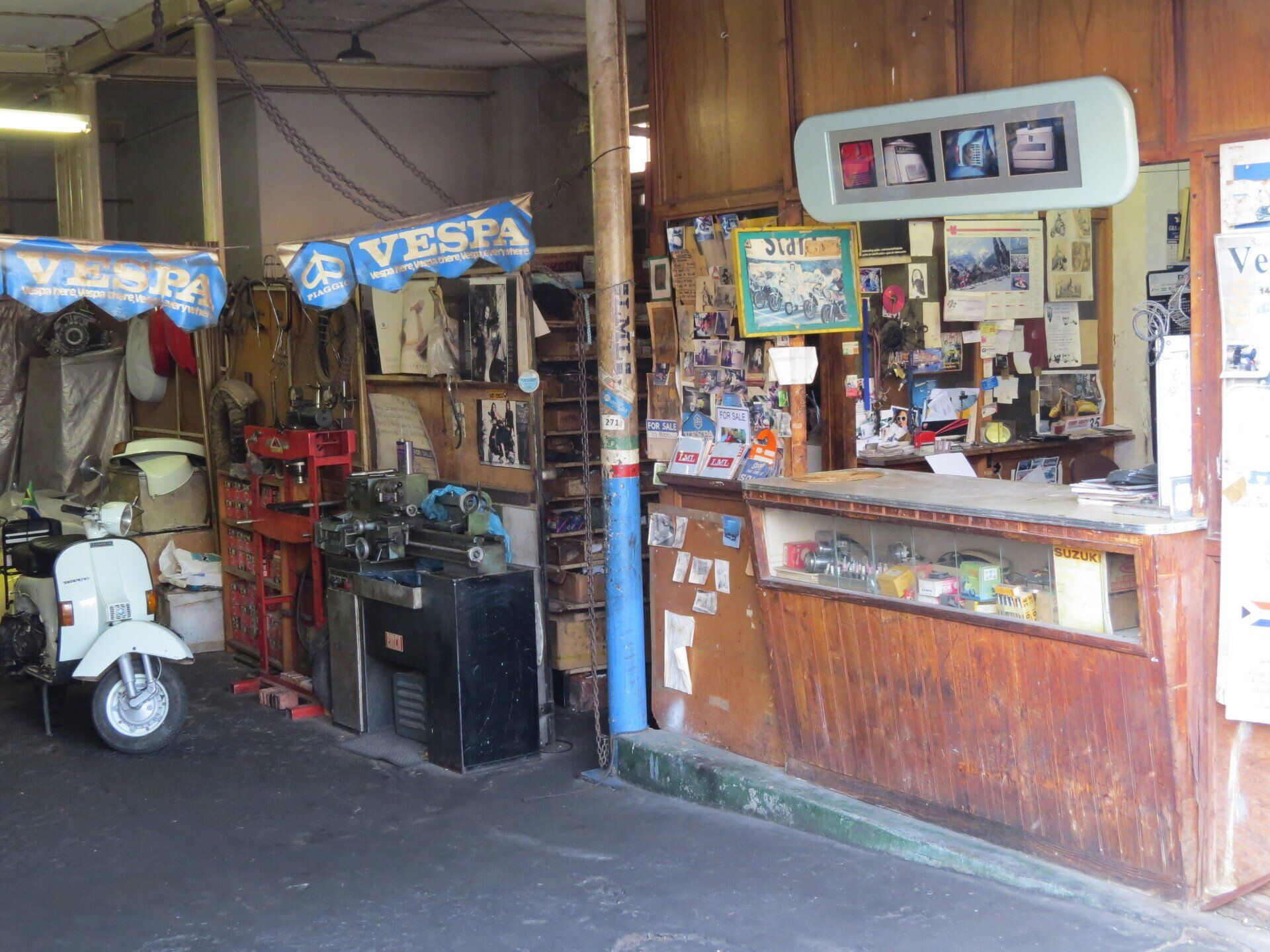 foto winkel in BooKaap (Kaapstad Z.A.)