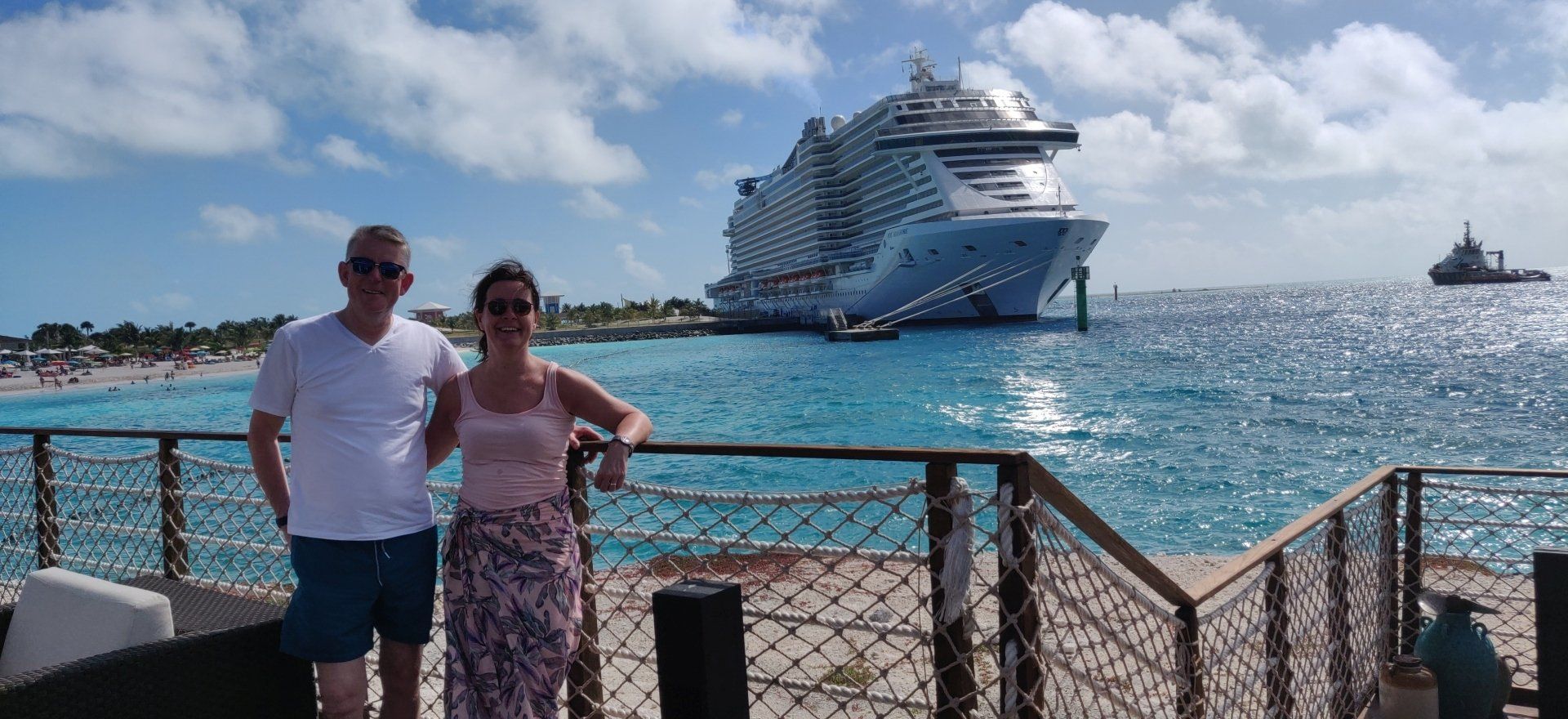 foto van Bart Limburg met Seashore schip op achtergrond