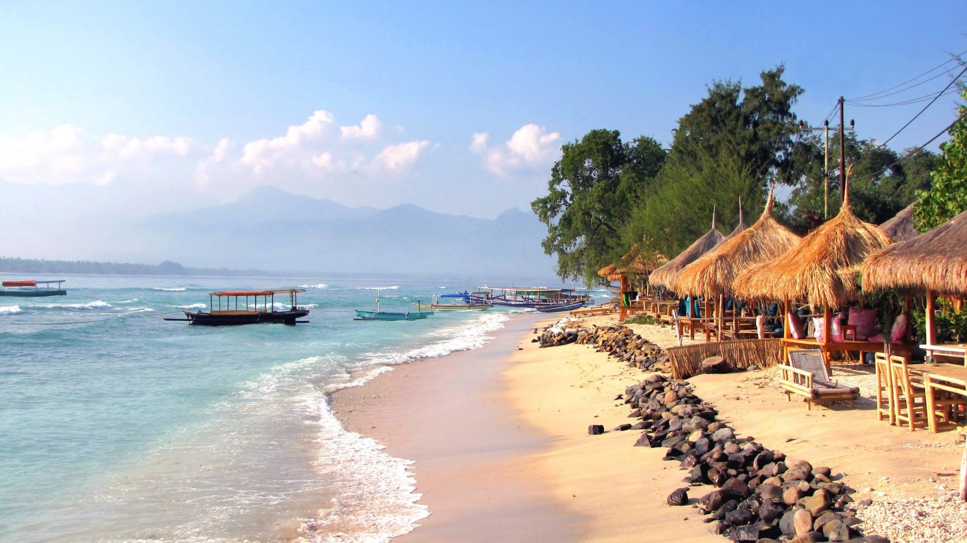 Foto strand Lombok Indonesië
