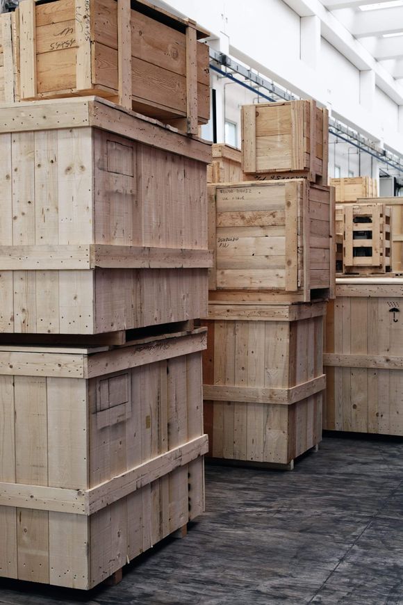 casse di legno per trasporti merce
