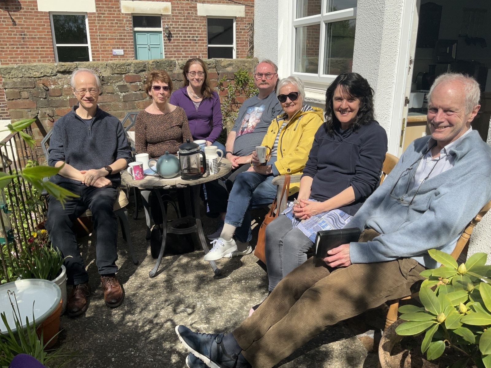 Morpeth Music Society 2024 committee meeting outside