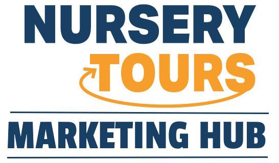 A logo for a nursery tours marketing hub.