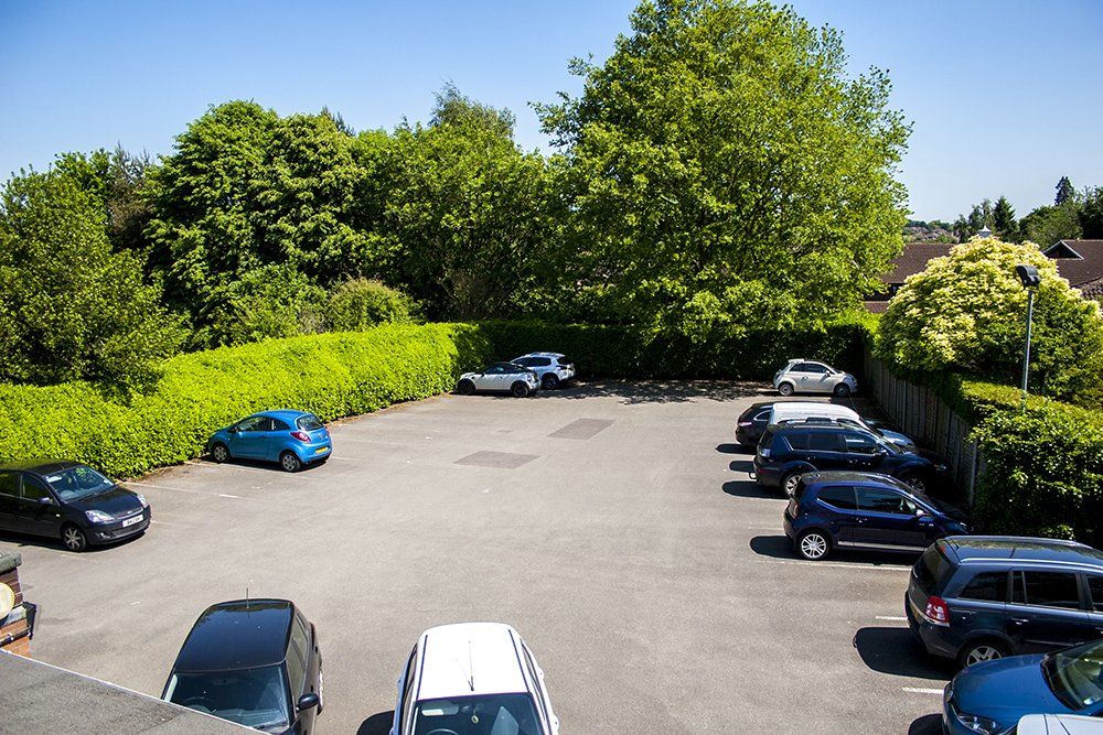 View of our spacious car park