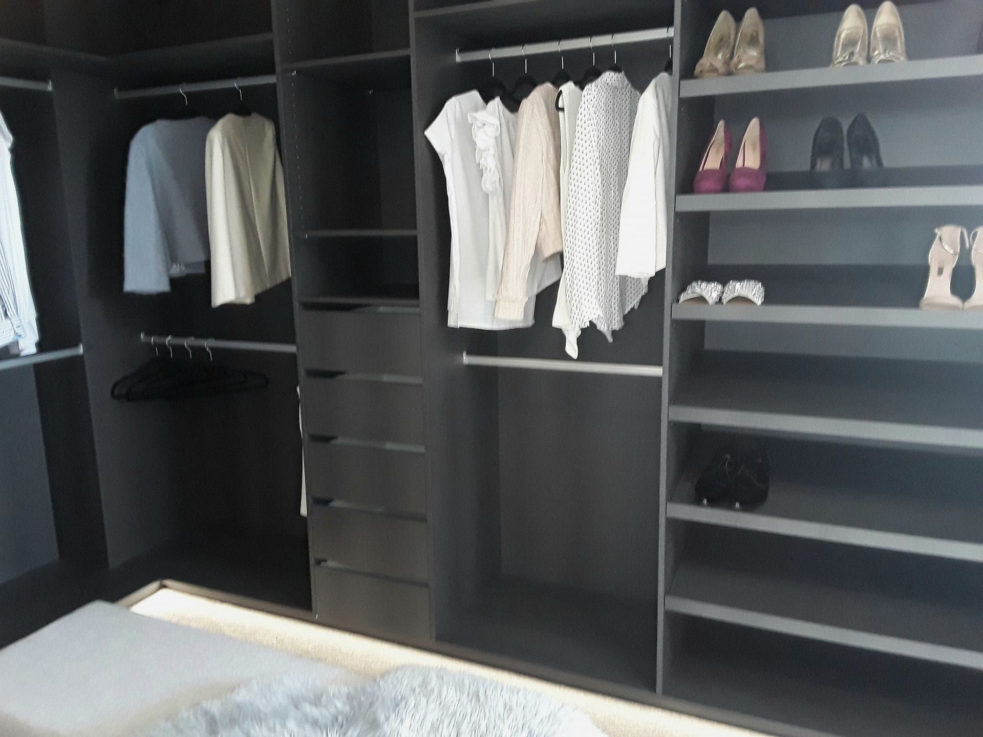 Black Wardrobe — Bulimba, QLD — D&S Cabinets