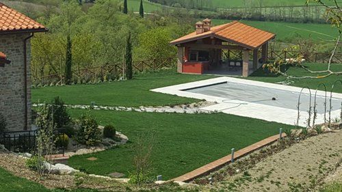 Giardino con depandance