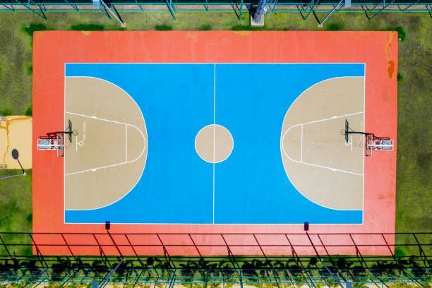 Basketball On A Wooden Court — Heber City, UT — Midmountain Coatings
